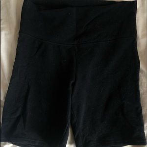 TNA black bike shorts
